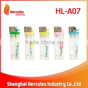 Plastic HL-A07 Refillable Flint Gas Lighter thumbnail-1