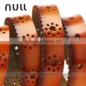 Punching Style Genuine Leather Girls Belts thumbnail-4
