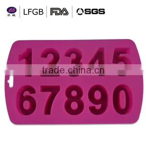 Hot Selling Number Silicone Ice Cube Tray thumbnail-1