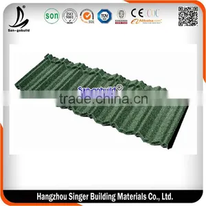 New Design Stone Coated Metal Roofing Tile, Terrabella Classic Stone Coated Metal Roof Tile thumbnail-4