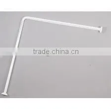 Wall Mounted Corner Curved Shower Curtain Rod thumbnail-1