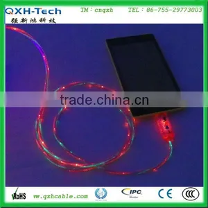Custom Led Light Cable Micro Usb Glowing Data Cable thumbnail-1