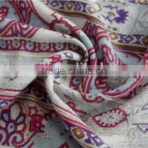 2015 Latest Classical Floral Print Wool Scarf thumbnail-6