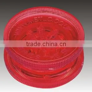 Herb Grinder, Tobacco Grinder in 2 Layers, Cheap Plastic Grinder, Diameter 53mm thumbnail-2