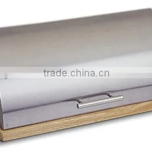 Stainless Steel Plexiglass Bread Box thumbnail-1