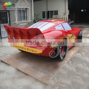 Fiberglass Decorative Vintage Handmade Car Model thumbnail-3
