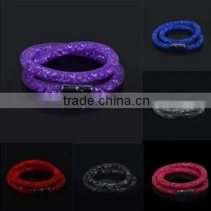 New Design High Good Quality Mesh Stardust Double Bracelet for Women thumbnail-1