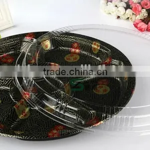 64R 6compartment Plastic Sushi Container/takeaway Sushi Box/takeout Sushi Tray Quality Choice thumbnail-2
