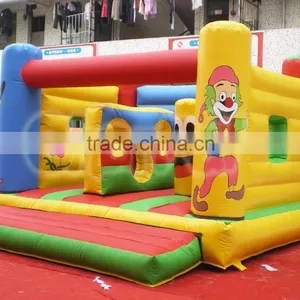 Commercial Grade Inflatable Clown Bouncer Combo for Sale, Inflatable Jumping Bouncer House thumbnail-1
