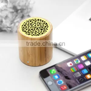 Eco-friendly Bamboo Bluetooth Speaker thumbnail-2