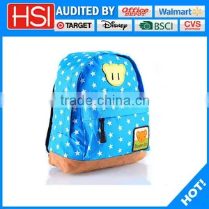 Cute Design Polyester Printed Cartoon Bear Kids School Backpack thumbnail-1