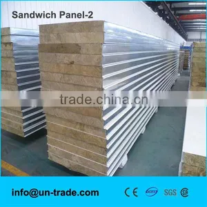 Rock Wool Sandwich Panel With PU Sealing thumbnail-1