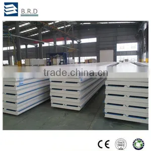 B.R.D New Materials Fireproof B1 Grade PU Sandwich Wall Panels thumbnail-1