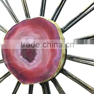 Sunburst Agate Metal Decor thumbnail-2
