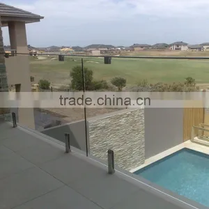 Glass Balcony Balustrade With Spigots thumbnail-1