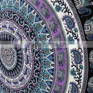 Elephant Mandala Tapestry Indian Tapestry Bedspread Bohemian Hippie Tapestry Beach Throw Indian Mandala Tapestry Wall Hanging thumbnail-4