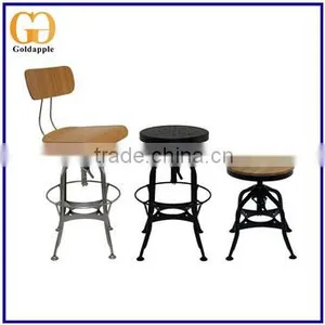 Vintage Kitchen Industrial Metal Singer Bar Stool and Chair Quality Choice thumbnail-4