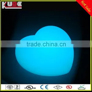 Wedding Decorative Lamp Red Heart Shape Flashing LED Night Light With MultiColor Changing thumbnail-3