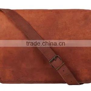 HandMade Vintage Leather Messenger Bags Cross Body Bag thumbnail-5
