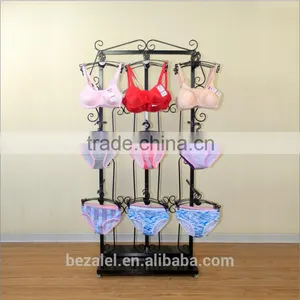Polishing Stainless Steel Underwear Display Racks Display Stand Cloth Display thumbnail-1