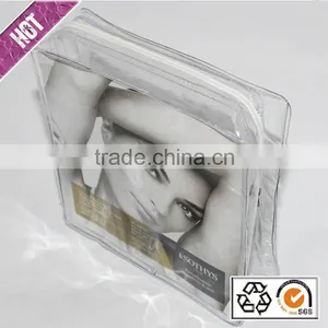 Fashion Cheap Cosmetic PVC Bags Waterproof Heat Pressing Clear PVC Zipper Bag Customized Logo Dry Bags thumbnail-3