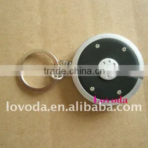 Popular Round Led Keychain Light/led Projector/led Flashlight Torch for Promotion JLP-019 thumbnail-1