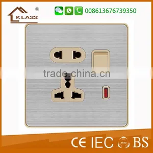 Good Price Colorful bs Standard 5pin Universal MF Multifunction Wall Socket Outlet thumbnail-1
