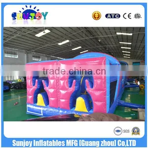 SUNJOY 2016 New Designed Inflatable Obstacle Course Toys, Competitive Obstacle Course,inflatable Obstacle Castle for Sale thumbnail-2