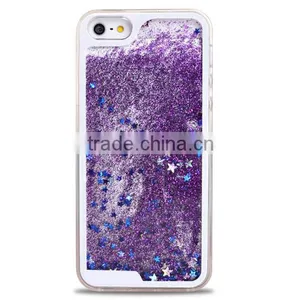 PC Material Matte Hard Cover Hourglass Bling Glitter Phone Case for IPhone6/6s thumbnail-1