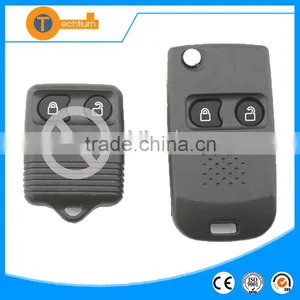 ABS Plastic 2 Button Flip Remote Key Shell Without Logo With Uncut Blade for Ford Explorer Expedition Escort thumbnail-1