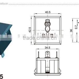 Power Outlet Socket,Female DC Adapter Connecotr for the Security Products thumbnail-4