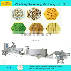 Automatic ChinaFresh Potato Bugles Chip Spopcorn Rocution Line thumbnail-1
