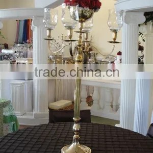 Wholesale Candelabra Centerpiece 5 Arm Candlestick Tall Floor Standing Candelabra thumbnail-4