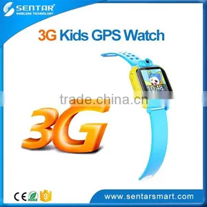 2016 CE/RoHS Wrist Phone For Kids GPS Tracker 3g GPS Phone Watch thumbnail-1