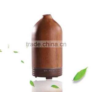 China Wholesale High Quality Wood Night Light Ultrasonic LED Aroma Diffuser,wood Essential Oil Diffuser With RoHS,CE thumbnail-4