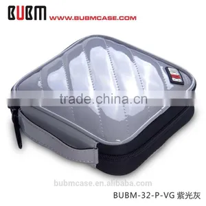 Fashion Purple 32 Capacity PU Leather Cover CD Case CD Box DVD Case Car Disc Case thumbnail-1