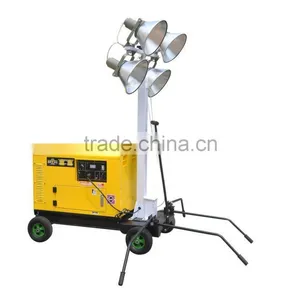 Portable Mobile Light Tower With Honda Engine thumbnail-1