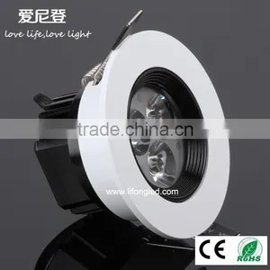 3W High Brightness COB LED Downlight LED Ceiling Light LED Recessed Light With 3 Years Warranty thumbnail-1