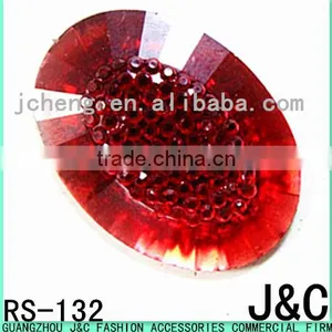 Colorful Oval Resin Stone thumbnail-2