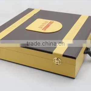 Luxury Handmade Wooden Gift Box With EVA Insert and Handle thumbnail-3