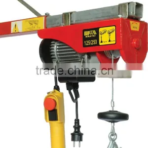 100/200kg ,125/250 Electric Wire Rope Hoist thumbnail-2