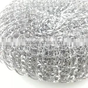 Washing Stainless Steel Dish Mesh Scourer Sponge Steel Scourer Scourer Wire thumbnail-3