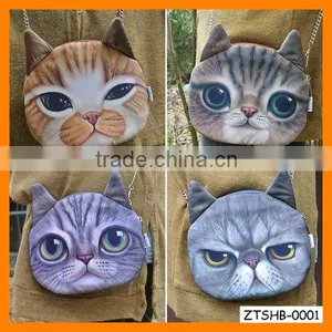 2014 Hot Sales Lovely Ladies Cathead Shoulder Bag Wholesale ZTSHB-0001 thumbnail-1