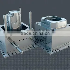 Big Volume 240L Street Dustbin Injection Mould thumbnail-1