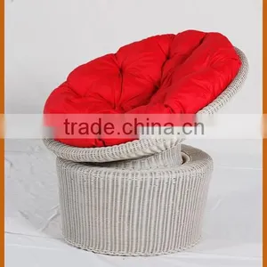 Chic Round Rattan 360 Swivel Chair thumbnail-1