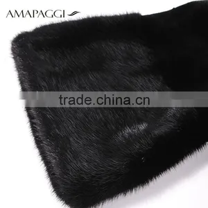 Discout Winter Long 100% Real Mink Women Fur Coat for Sale thumbnail-4