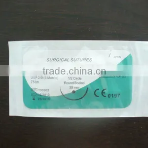 Disposable Surgical Polyester Suture With Needle thumbnail-1
