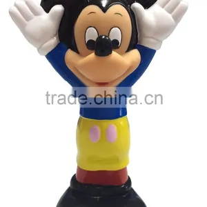 Mickey Mouse Vinyl Toy, Factory Stock Plastic Toy thumbnail-1