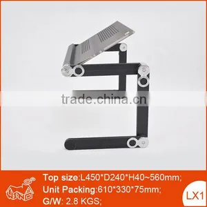 Alumium Computer Desk Folding Table Folding Laptop Stand Laptop Table on Bed thumbnail-1