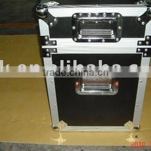 CASE FOR 2 X 17" COMPUTER SCREEN + TRISCASTER WITH COMPARTMENT FOR CABLE AND ACCESSORIES thumbnail-1